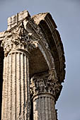 Column-capitals and frieze of the 'Temple of Vesta' at Tivoli. The capitals are of an individual type copied by Sir John Soane for the facade of the Bank of England